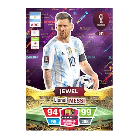 LIONEL MESSI ARGENTINE Star Player Carte Panini Adrenalyn World