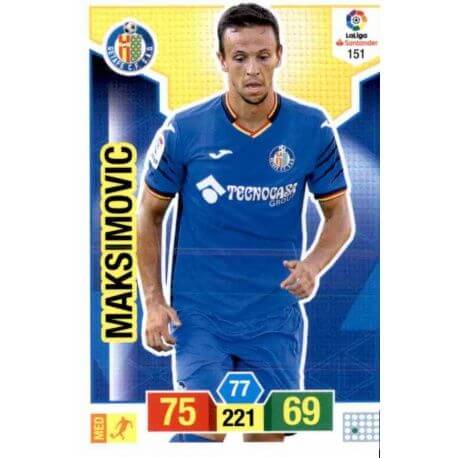 Maksimovic Getafe 151 Adrenalyn XL La Liga Santander 2018-19