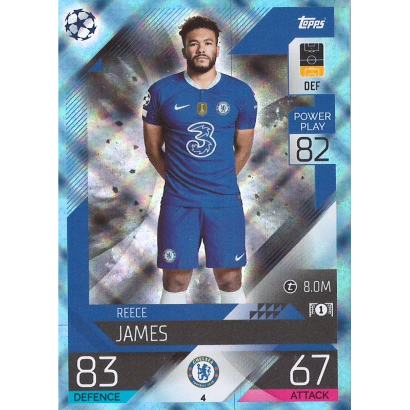 Buy Cards Reece James Chelsea Crystal Topps Match Attax 2022/23
