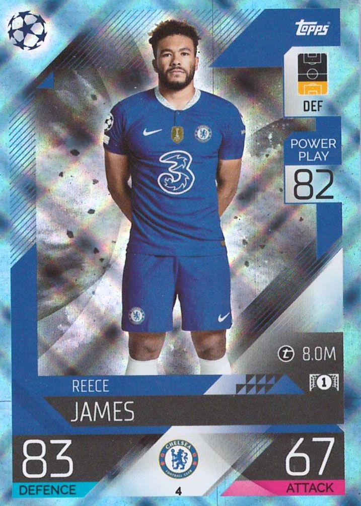 Buy Cards Reece James Chelsea Crystal Topps Match Attax 2022/23