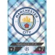 Team Badge Manchester City Crystal 10
