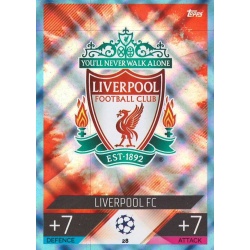 Team Badge Liverpool Crystal 28