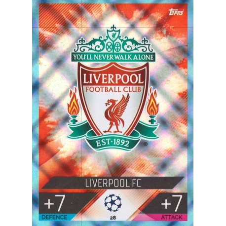 Team Badge Liverpool Crystal 28