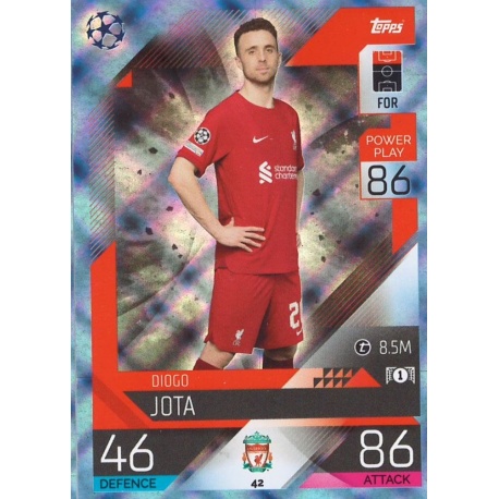 Diogo Jota Liverpool Crystal 42