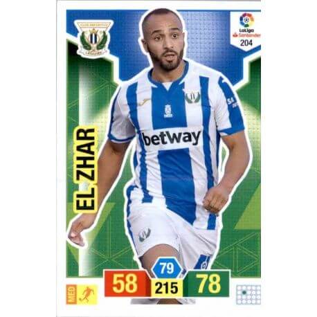 El Zhar Leganés 204 Adrenalyn XL La Liga Santander 2018-19