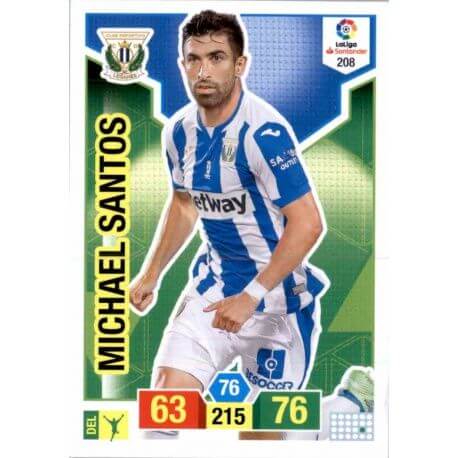 Michael Santos Leganés 208 Adrenalyn XL La Liga Santander 2018-19
