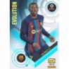 Comprar Cromo Dembélé Barcelona Nuevas Evolution Panini Megacracks 2022-23