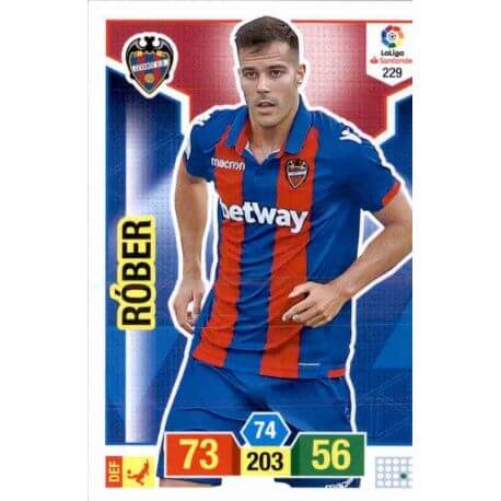 Róber Levante 229 Adrenalyn XL La Liga Santander 2018-19
