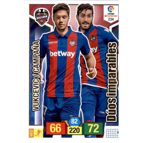 Vukcevic - Campaña Levante 234 Adrenalyn XL La Liga Santander 2018-19