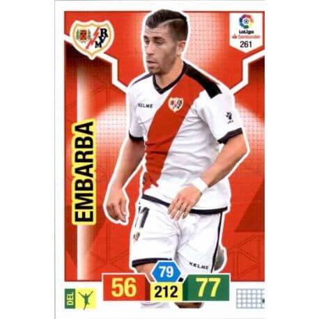 Embarba Rayo Vallecano 261 Adrenalyn XL La Liga Santander 2018-19