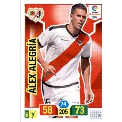 Alex Alegría Rayo Vallecano 269 Adrenalyn XL La Liga Santander 2018-19