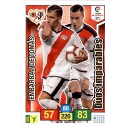 Embarba - De Tomas Rayo Vallecano 270 Adrenalyn XL La Liga Santander 2018-19