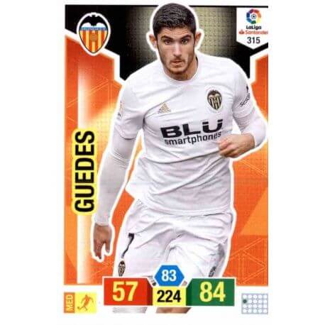 Guedes Valencia 315 Adrenalyn XL La Liga Santander 2018-19