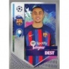 Cromos de Futbol Sergiño Dest Barcelona Topps Champions League 2022/23 Stickers