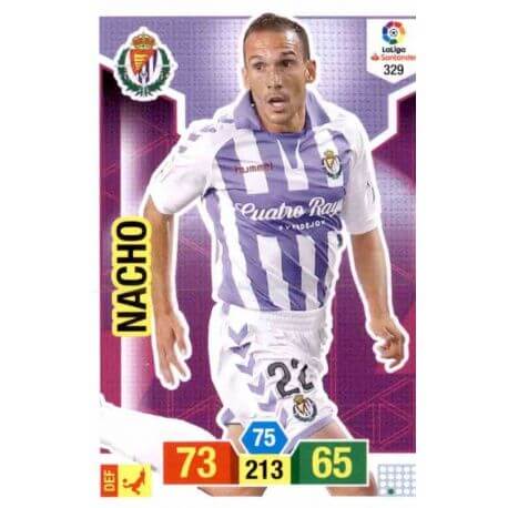 Nacho Valladolid 329 Adrenalyn XL La Liga Santander 2018-19