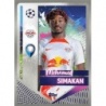 Cromos de Futbol Mohamed Simakan RB Leipzig Topps Champions League 2022/23 Stickers