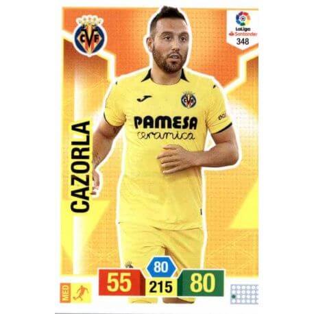 Cazorla Villareal 348 Adrenalyn XL La Liga Santander 2018-19