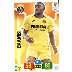 Ekambi Villareal 352 Adrenalyn XL La Liga Santander 2018-19