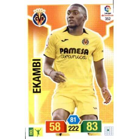 Ekambi Villareal 352 Adrenalyn XL La Liga Santander 2018-19