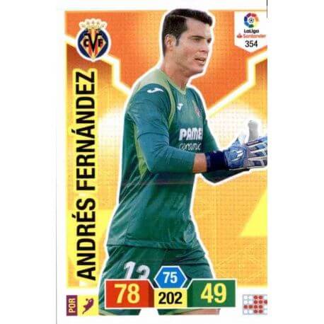 Andrés Fernandez Villareal 354 Adrenalyn XL La Liga Santander 2018-19