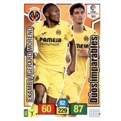 Ekambi - Gerard Moreno Villareal 360 Adrenalyn XL La Liga Santander 2018-19