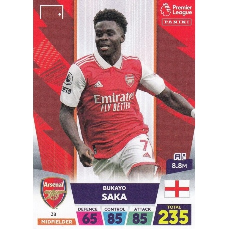 Bukayo Saka Arsenal 38