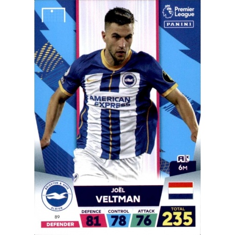Joël Veltman Brighton & Hove Albion 89