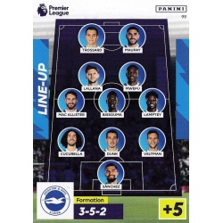 Line-Up Brighton & Hove Albion 99