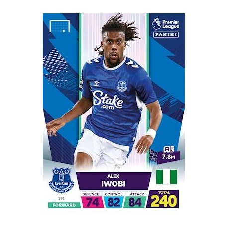 Alex Iwobi Everton 151