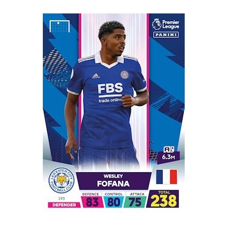 Wesley Fofana Leicester City 193