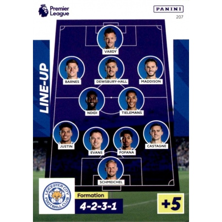 Line-Up Leicester City 207