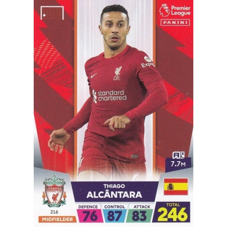Thiago Alcántara Liverpool 216