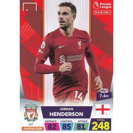 Jordan Henderson Liverpool 217