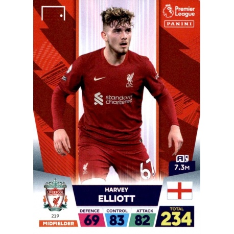 Harvey Elliott Liverpool 219