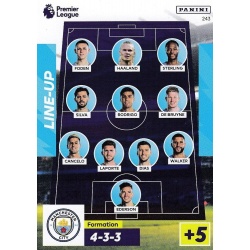 Line-Up Manchester City 243