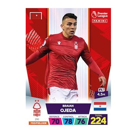 Braian Ojeda Nottingham Forest 290