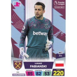Lukasz Fabianski West Ham United 335