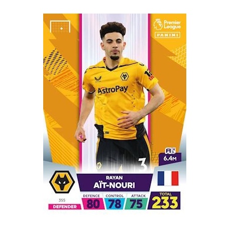 Rayan Aït Nouri Wolverhampton Wanderers 355