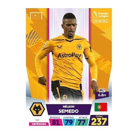 Nélson Semedo Wolverhampton Wanderers 359