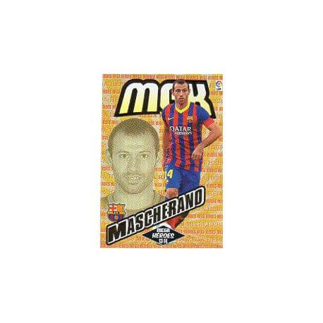 Mascherano Mega Héroes Fichas Bis Barcelona 367 Bis Megacracks 2013-14