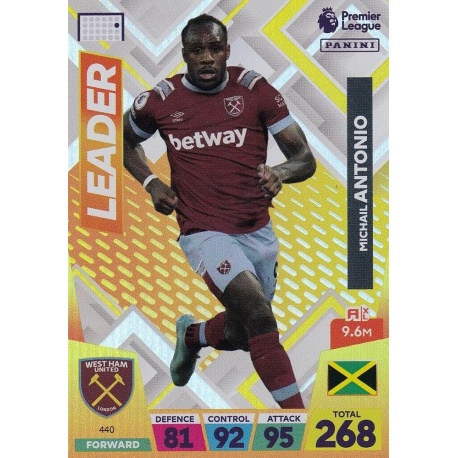 Michail Antonio Leader West Ham United 440