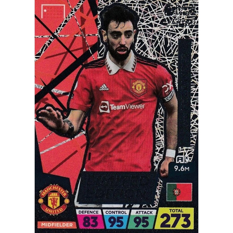 Corresponsal Simetría Estadísticas Cromos de Futbol Bruno Fernandes Limited Edition Cromos Adrenalyn XL Premier League 2022 2023 Corresponsal Simetría Estadísticas Cromos de Futbol Bruno Fernandes Limited Edition Cromos Adrenalyn XL Premier League 2022 2023