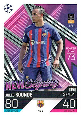 Topps Barcelona Jules Kounde 5枚限定 カード