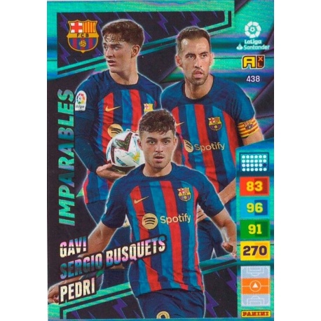 Gavi / Sergio Busquets / Pedri Imparables 438