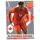 Alphonso Davies Rookie Silver Extra Sticker