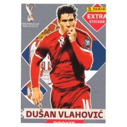 Dušan Vlahović Rookie Silver Extra Sticker