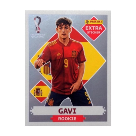 Gavi Rookie Silver Extra Sticker