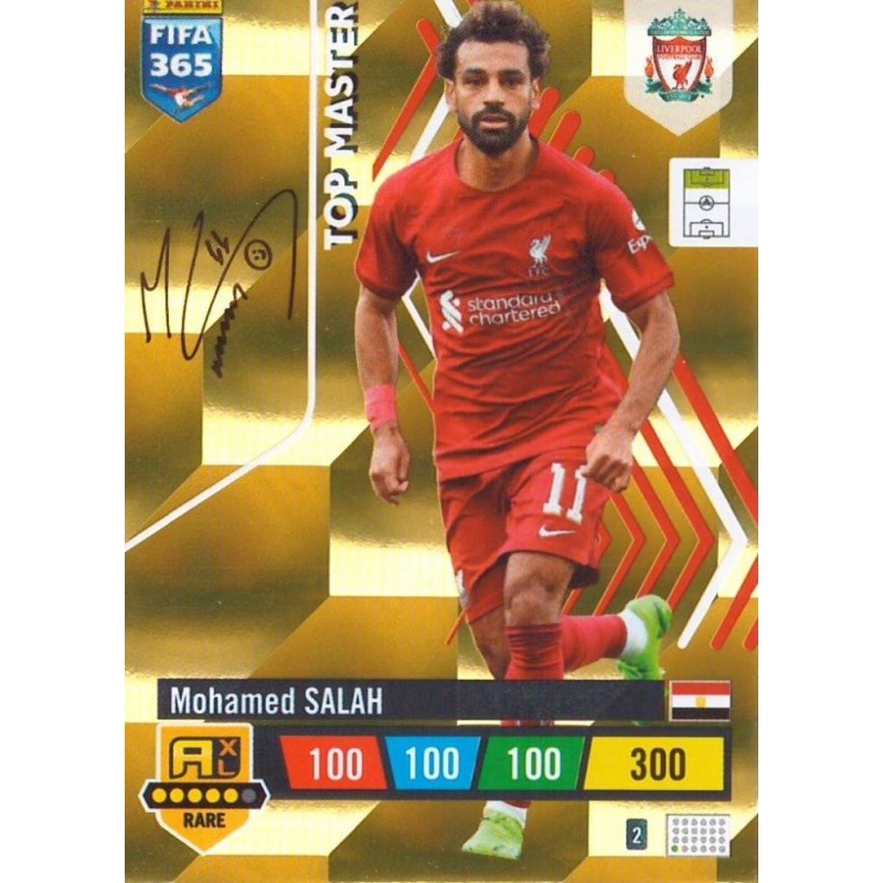 Buy Cards Mohamed Salah Top Master Fifa 365 Adrenalyn XL 2023