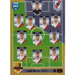 Line-up Team Mate River Plate 22