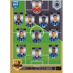 Line-up Team Mate Club Brugge 40